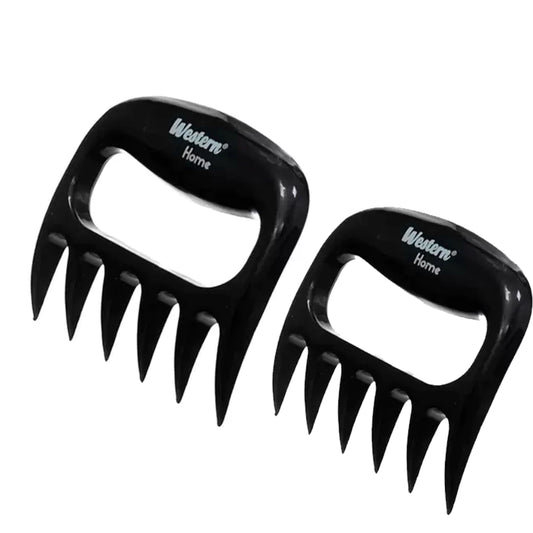 Kit Garra de Urso para Churrasco – Desfiador de Carne em PVC (2 Peças)