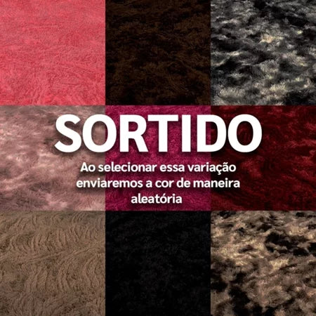 Tapete Shaggy Peludo 2,00x1,50 m – Altura 4 cm para Sala
