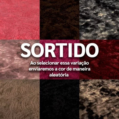 Tapete Shaggy Peludo 2,00x1,50 m – Altura 4 cm para Sala