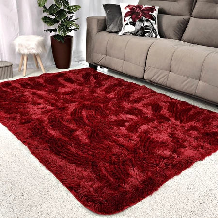 Tapete Shaggy Peludo 2,00x1,50 m – Altura 4 cm para Sala