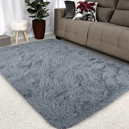 Tapete Shaggy Peludo 2,00x1,50 m – Altura 4 cm para Sala