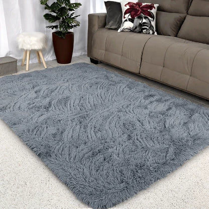Tapete Shaggy Peludo 2,00x1,50 m – Altura 4 cm para Sala