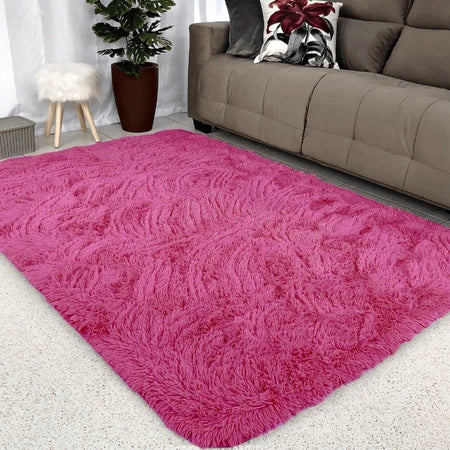Tapete Shaggy Peludo 2,00x1,50 m – Altura 4 cm para Sala