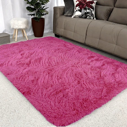 Tapete Shaggy Peludo 2,00x1,50 m – Altura 4 cm para Sala