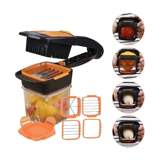 Cortador 5 em 1 para Legumes, Frutas e Verduras – Nicer Dicer