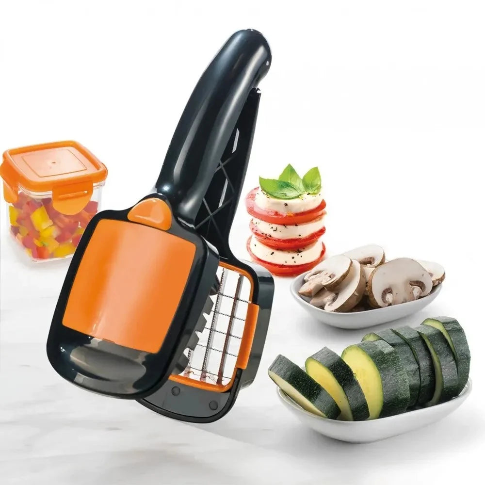Cortador 5 em 1 para Legumes, Frutas e Verduras – Nicer Dicer